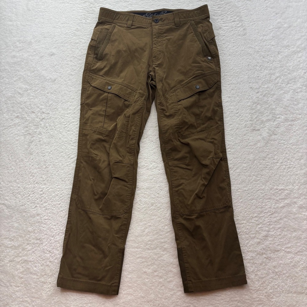 Eddie Bauer First Ascent Mens 32x30 Brown Cargo Pants Hiking Outdoor